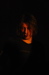 Bassist im Dunkeln